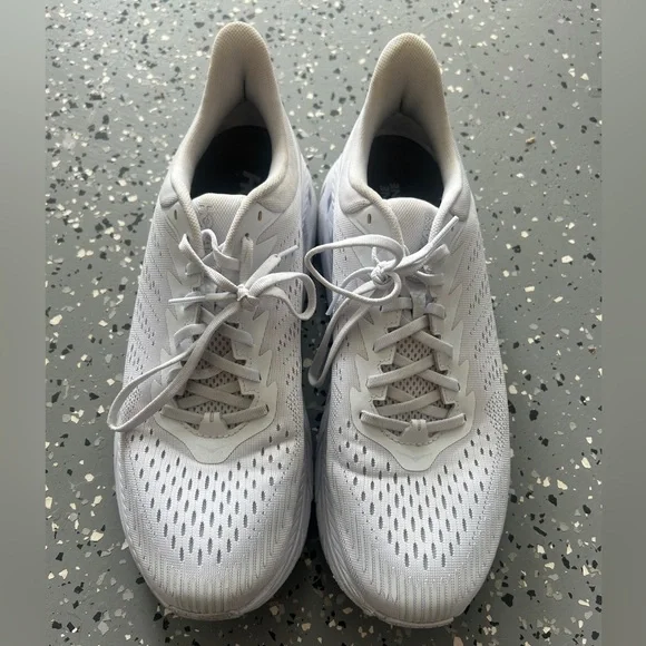 HOKA Clifton 7 men’s white size 12 - Picture 2 of 7